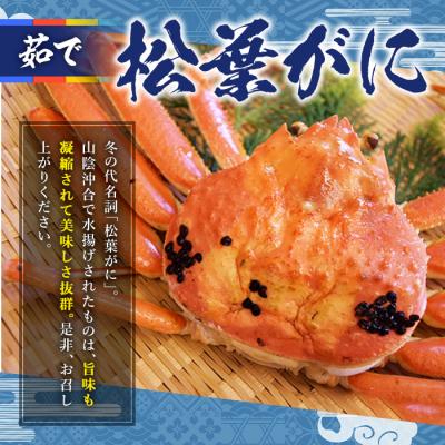 ふるさと納税 境港市 茹で松葉がに足欠(1尾/約500g)【1月中旬〜2月末順次発送】 |  | 01