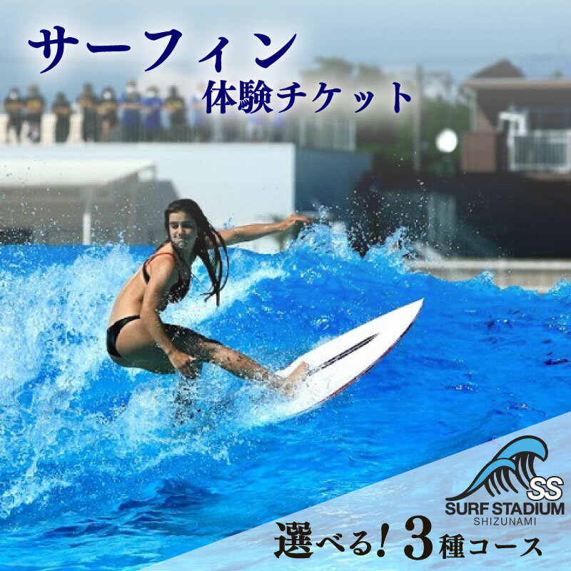 【ふるさと納税】 サーフィン体験 静波サーフスタジアム 選べる 平日 休日 コース サーフィン 練習 体験 チケット 静波サーフスタジアムチケット サーフィン マリンスポーツ 観光 旅行 トラベル 運動 スポーツ プール 人工波 サーフスタジアム 静岡県 牧之原市