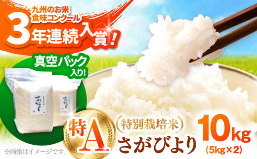 【先行予約】【令和6年産新米】【九州米・食味コンクール3年連続入賞！】こだわりの さがびより 10kg（白米）【白浜農産】米 お米 特別栽培米 佐賀 白石 [IBL001]