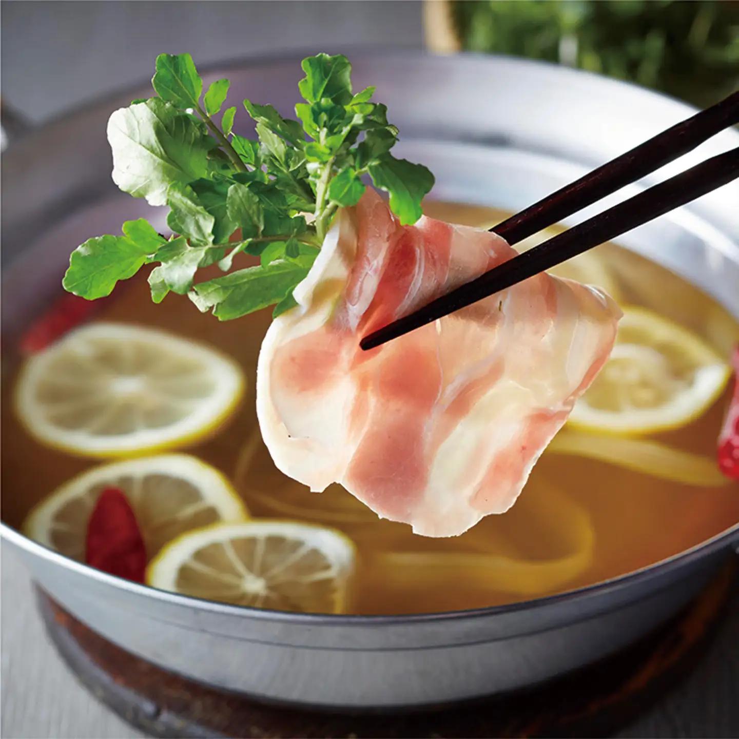 みつせ鶏 モモ しゃぶしゃぶ スライス 1050g _b-393