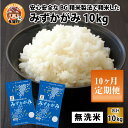 【ふるさと納税】【令和6年産】定期便10回 みずかがみ計100kg（10kg × 10回） 毎月1回定期配送 BG無洗米 [I-00402] / 滋賀県産 多賀町 米 お米 白米 ご飯 精米 袋 国産 送料無料