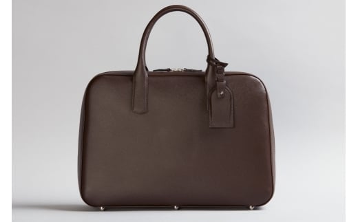 ゲント・ピッコラ スリムキャリーオール(A4サイズ2気室：仕切り取り外し可) チョコ【1171-3-ECF】｜革製品 レザー 国産 [1025]
