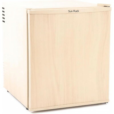 【ふるさと納税】SunRuck ペルチェ方式 1ドア電子冷蔵庫 ナチュラルウッド【1651370】