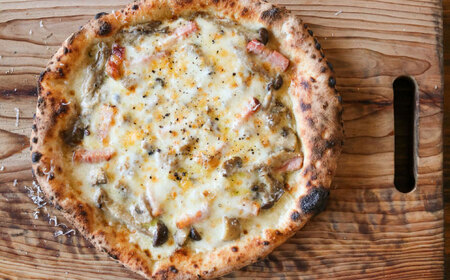 【 ナポリピッツァ専門店 が 作る薪窯焼き 冷凍 ピッツァ セット 】 フンギ × 3枚 計約1.02kg【堀川ピッツァ】[BHBV004]