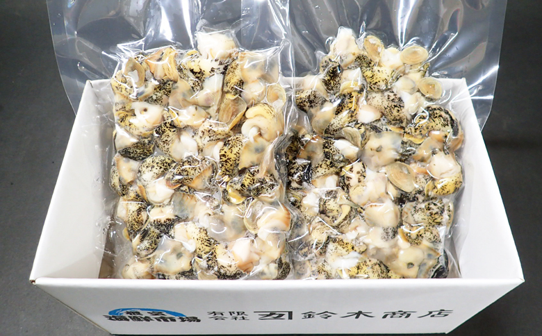 【北海道根室産】生食用灯台つぶ(ボイル済)250g×2P(計500g) G-14040