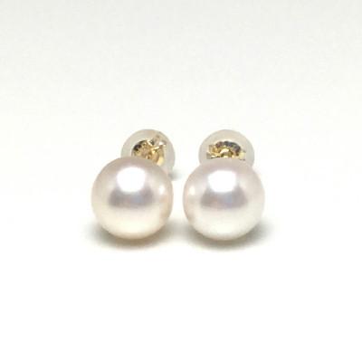 ふるさと納税 志摩市 老舗の真珠専門店・高品質 アコヤ真珠 ピアス 7.0〜7.5ミリ K18YG |  | 01