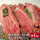 【ふるさと納税】【極上ヒレ ブロック】 炙り焼き用 1kg A4ランク 博多和牛 糸島 【糸島ミートデリ工房】[ACA121] 46000円 黒毛和牛 冷凍配送