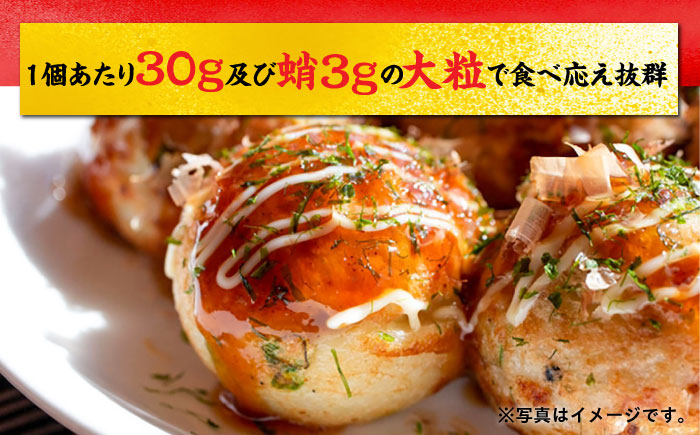 【全3回定期便】大粒！ たこ焼き 30個 (900g) ×3袋 セット 《豊前市》【SHIN SHIN】 タコヤキ お惣菜 おつまみ [VAT028]