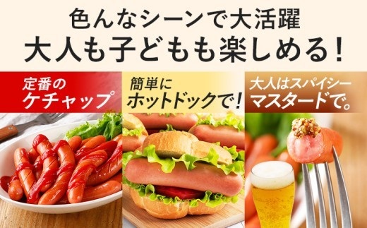 お試し1.0㎏！博多の薫りあらびきウインナー大満足セット