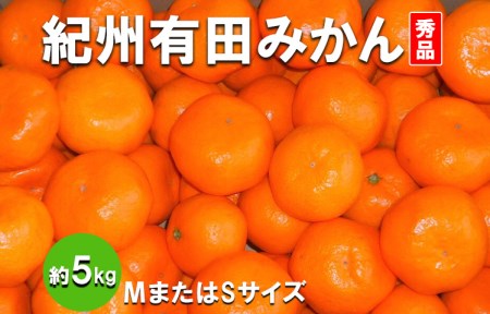 紀州有田みかん 秀品 約5kg(МまたはSサイズ) ｜ みかん みかん みかん みかん みかん ※離島への配送不可 ※2025年11月下旬～2026年1月中旬頃順次発送予定