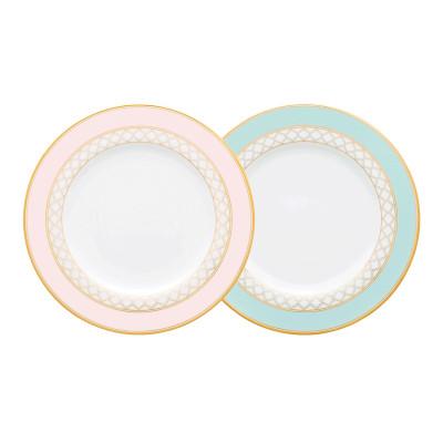 ふるさと納税 みよし市 ノリタケ【エターナルパレス】21cm プレート ペア(色変り)