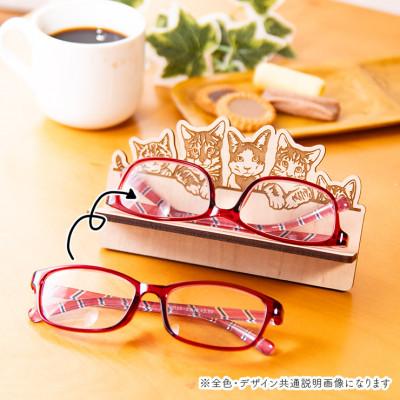 ふるさと納税 大木町 【国産/雑貨】メガネスタンド010 ネコ 約15cm幅《メープル色 デザインB》(大木町)CK180 |  | 01