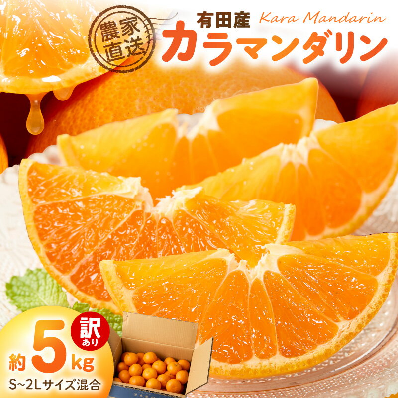 【ふるさと納税】【2027年先行予約】和歌山有田産カラマンダリン【訳あり家庭用】5kg【ミカン 蜜柑 春みかん 柑橘】