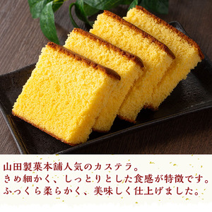 n310 カステラ(4切れ×3パック) 鹿児島 種子島 焼菓子 焼き菓子 菓子 自宅用 郷土 常温 【山田製菓本舗】