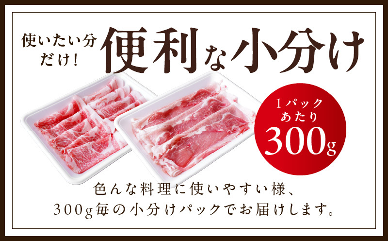 国産 豚しゃぶ セット 1.2kg もも 肩ロース スライス【氷温熟成×極味付け 豚肉 小分け 300g×4P ぶたにく 普段使い しゃぶしゃぶ】 mrz0350_イメージ5
