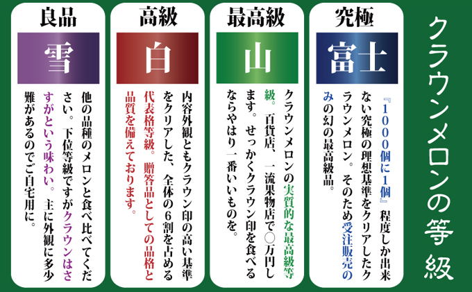 クラウンメロン（山等級）６玉入 果物類 メロン青肉 ギフト箱 