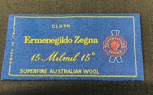 セミハンドメイドオーダースーツ、イタリア製生地有名ブランド Ermenegildo Zegna 15milmilゼニア最高級生地【メンズ＆レディース】＜100-2＞