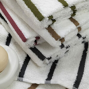 ＜バスタオル3枚組＞オーガニックコットンバスタオル  しまふわBR