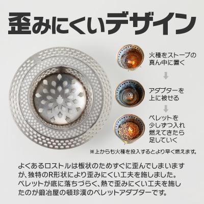 ふるさと納税 小牧市 鍛冶屋の頓珍漢　ソロストーブ タイタン専用 ロストル ペレットアダプター[050S33] |  | 03
