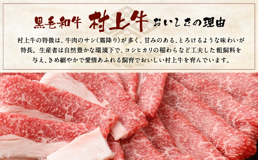 AB4018 村上牛 スライス ギフト 約400g