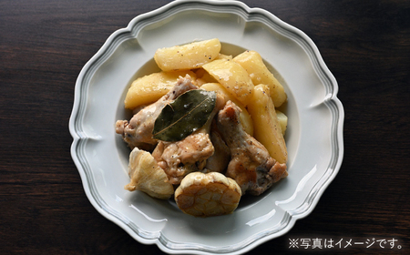 【波佐見焼】ombre de fleur ボウルL melodie gray 4枚【翔芳窯】[FE553]