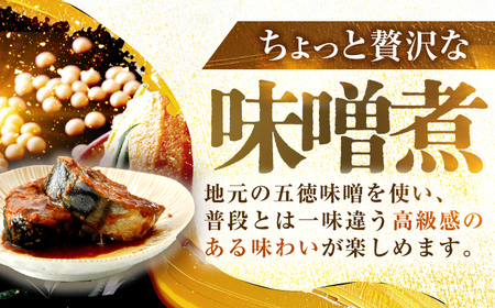 鯖味噌煮缶詰 6缶 サバ缶 みそ煮 おつまみ 保存食 [A-003057] [BFAB025]