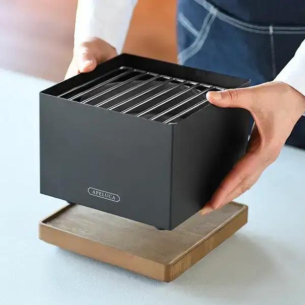 [APELUCA] 卓上グリル ソロキャンプ キャンプ アウトドア用品