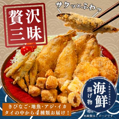 ふるさと納税 大月町 揚げ物セット 冷凍  5種のなかからおまかせで4種お届け  揚げるだけ 時短