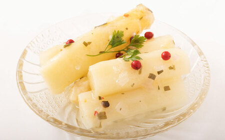 【2024年5月下旬より発送】喜茂別産 ホワイトアスパラガスのピクルス【富田農園】