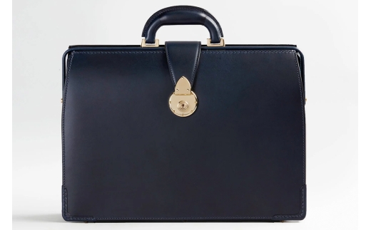 スリム・ダレス(ダレスバッグ1気室) ネイビー【0953-2-BTL】｜革製品 レザー 国産 [0966]