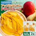 【ふるさと納税】ドライフルーツ アップルマンゴー 40g × 2袋 国産 ドライマンゴー 濃厚な甘み 芳醇な香り そのまま凝縮 ヨーグルト アイス アレンジ おやつ こだわり 土づくり 土壌 分析 沖永良部島 レターパックライト 鹿児島県 和泊町 お取り寄せ 送料無料