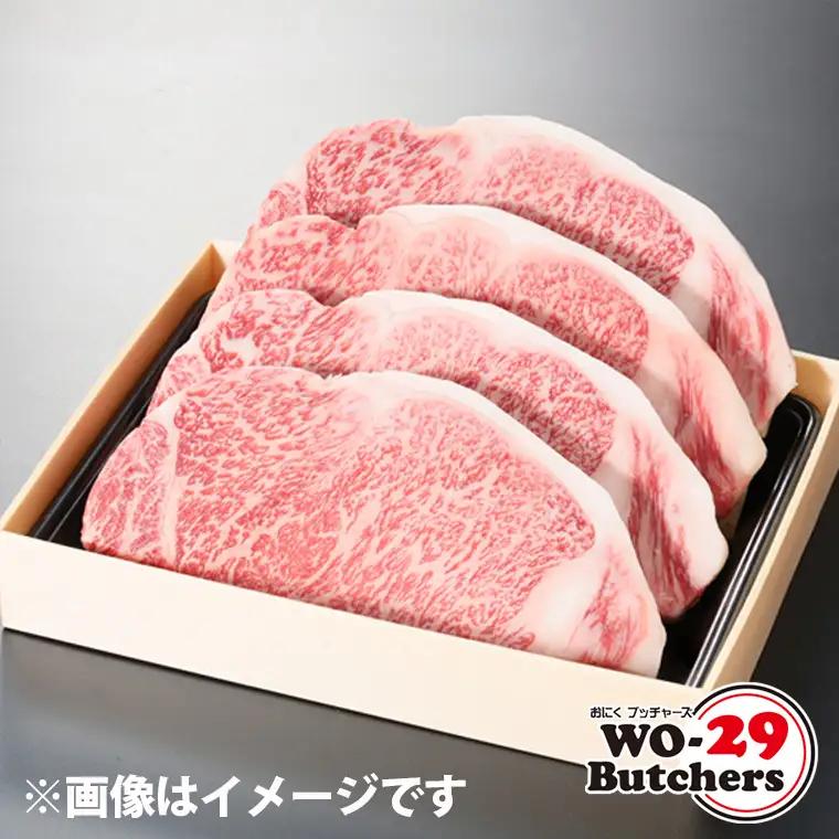 K2023A 【茨城県共通返礼品】WO-29Butchers 常陸牛 サーロインステーキ 900g(300g×3枚)