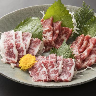 ふるさと納税 西原村 大トロ中トロ馬刺し盛り600g(西原村)