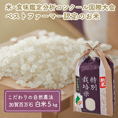 【ふるさと納税】 【令和7年度産】加賀百万石特別栽培米コシヒカリ白米5kg 　お届け：2025年9月末から順次出荷