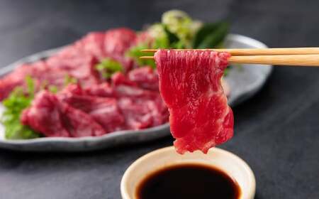 熊本肥育 上赤身馬刺しセット 500g （50g×10パック） 馬刺し 刺し身 赤身 馬 馬肉 お肉 肉 刺し身醤油付 醤油