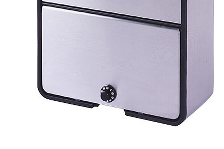 [グリーンライフ] ダイヤル錠付ステンレス郵便ポスト（郵便受け）【020P073】