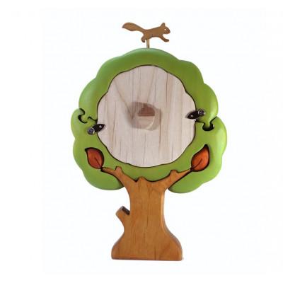 ふるさと納税 河内長野市 木の時計 プレゼントに 知育玩具 |  | 02