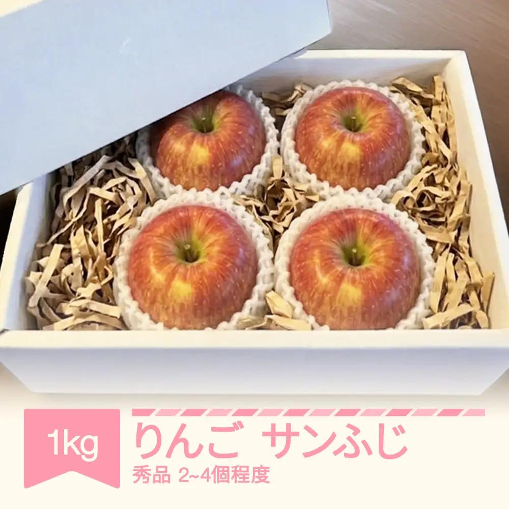 【先行予約】サンふじ 秀品 約1㎏ 令和8年産  sb-risfx1