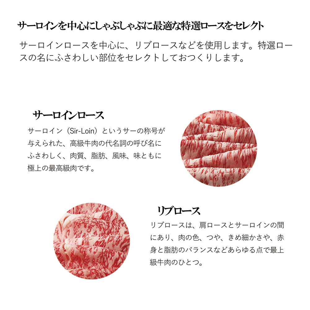 松阪牛 しゃぶしゃぶ　特選ロース 500g 桐箱入り リブロース サーロイン 国産牛 和牛 ブランド牛 JGAP家畜・畜産物 農場HACCP認証農場 牛肉 肉 高級 人気 おすすめ 神戸牛 近江牛 に