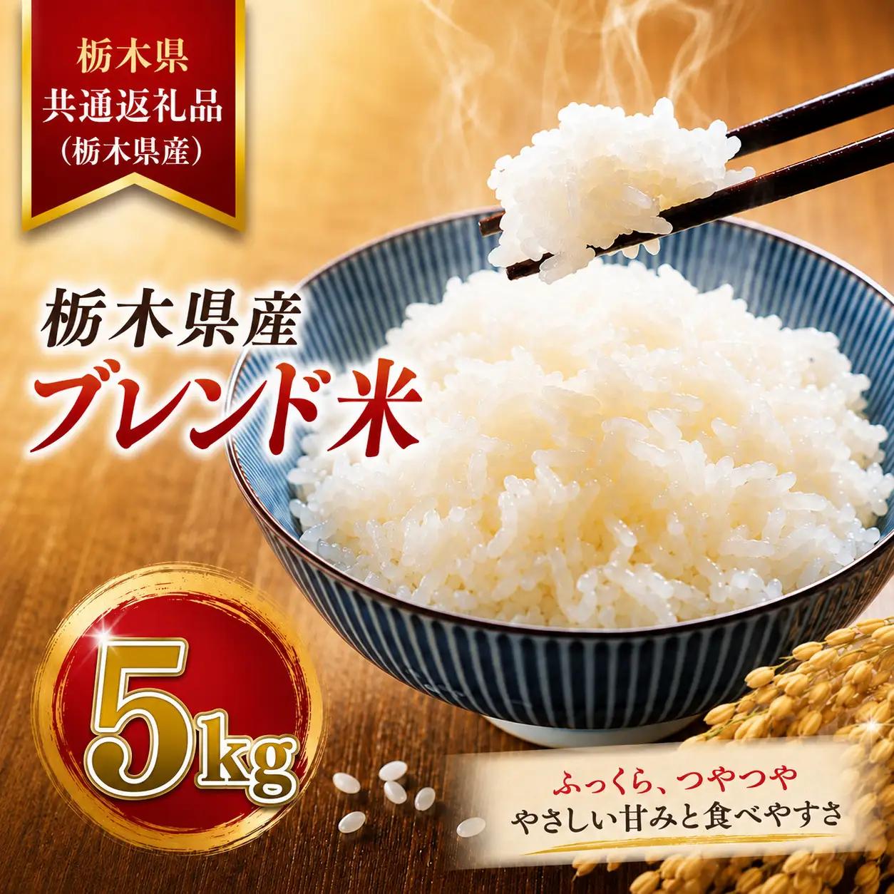 ブレンド米 5kg | ごはん 白米【栃木県共通返礼品】