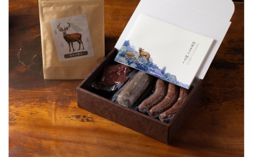 
            豊田産ジビエ詰め合わせ（ソーセージ2種・ハム・ジャーキー）
          