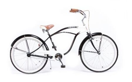 自転車 ネイビー 組み立て不要【26インチ 自転車】