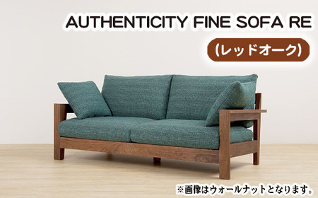 No.865-12 （レッドオーク）AUTHENTICITY FINE SOFA RE BK（ブラック）