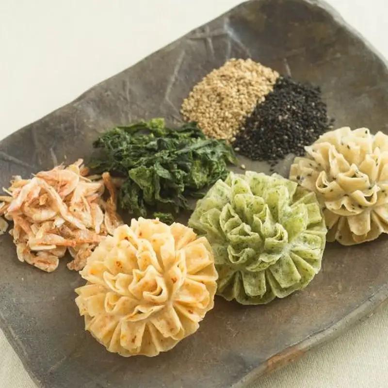 手土産 ギフト / 花咲かりん詰合わせ箱 8種15個入り（塩味入り）【kkmn0007】