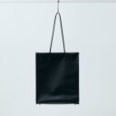 【ふるさと納税】【KENTO HASHIGUCHI】ショッパーバッグ 縦 ブラック（shopper bag 縦 black） | バッグ 鞄 A4 黒 レディース メンズ ユニセックス シンプル 通勤 おしゃれ 人気 バック トート フォーマル 京都府 京都市 京都