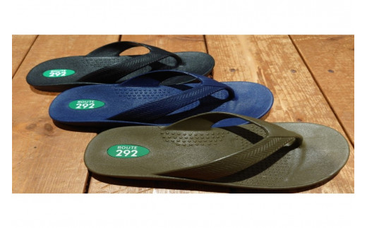 Black-ML 【マルニ特注サンダル】 メンズ OKABASHI サンダル 【made in USA】 / Surf Flip Flop