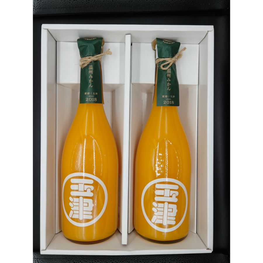 ＜玉津柑橘倶楽部＞温州みかんジュース　果汁100％　720ml×2本