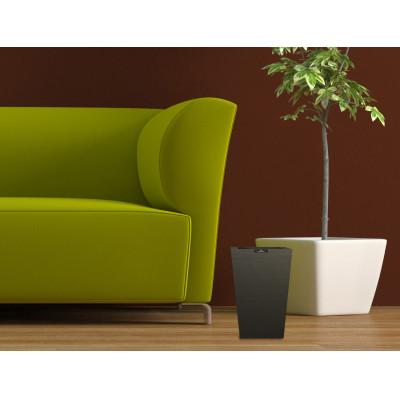 ふるさと納税 和歌山市 バスク ダストボックス スクエア 7L ブラック ソファの横に置きたい木目調ゴミ箱 |  | 03