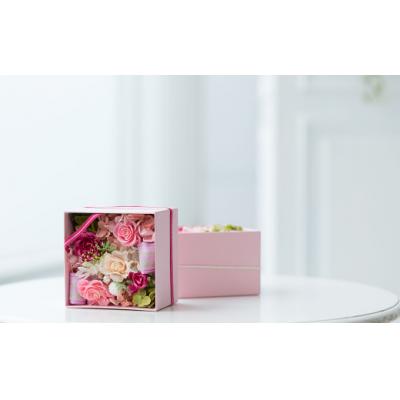 ふるさと納税 北上市 【空気をきれいにするプリザーブドフラワー】バラとハートBOX |  | 03