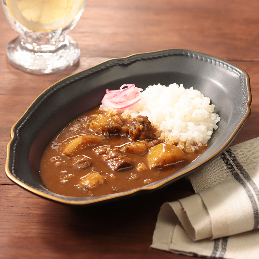 ＜カレー工房NVfoods＞牛すじカレー 中辛 3個セット